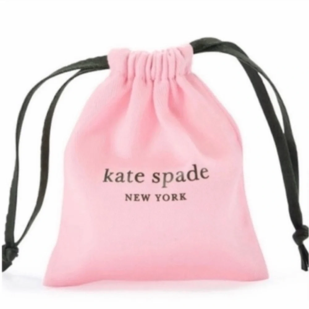 Kate Spade ♠️ Gold Plated Red Rock Solid Heart Stud Earrings